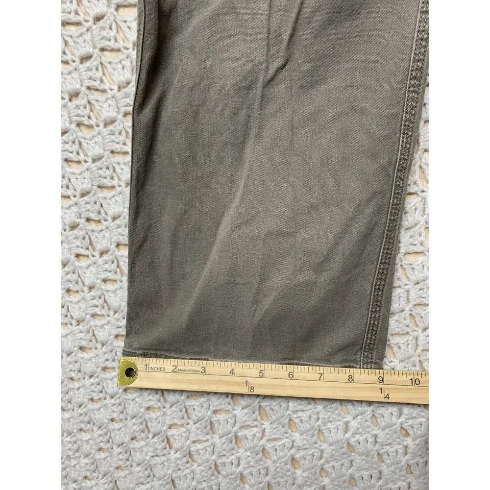 The North Face Mens‎ Canvas Jeans Mens 32 X30 Gray 4 Pocket Outdoor Hiking Work